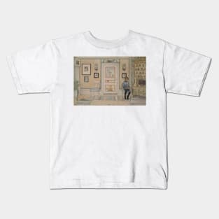 In the Corner. From A Home by Carl Larsson Kids T-Shirt